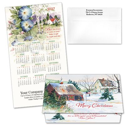 124459 Bless This House 19 Calendar Card