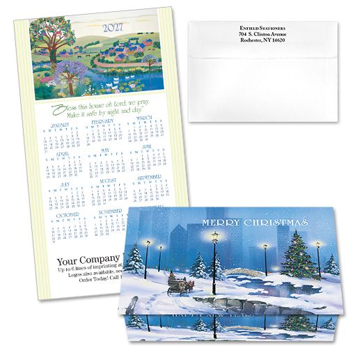 124488 Bless This House 21 Calendar Card