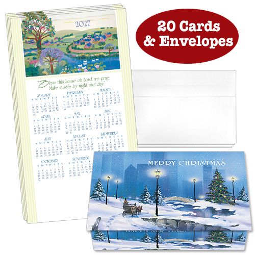 Bless This House 21 Calendar Cards (Pack of 20)