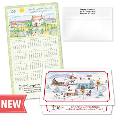 124495 Bless This House 22 Calendar Card