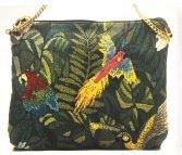 Doodle- Evening bag Jungle Parrots