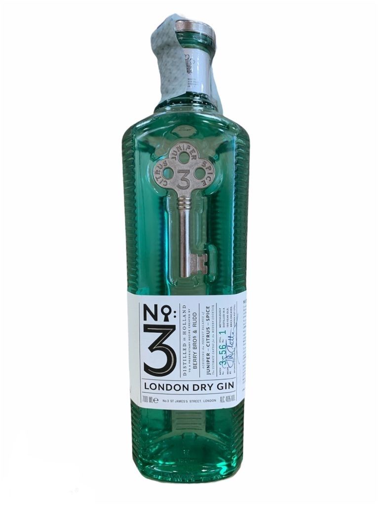 N°3 London Dry Gin 70cl 46% N°3 London Dry Gin 70cl 46%
