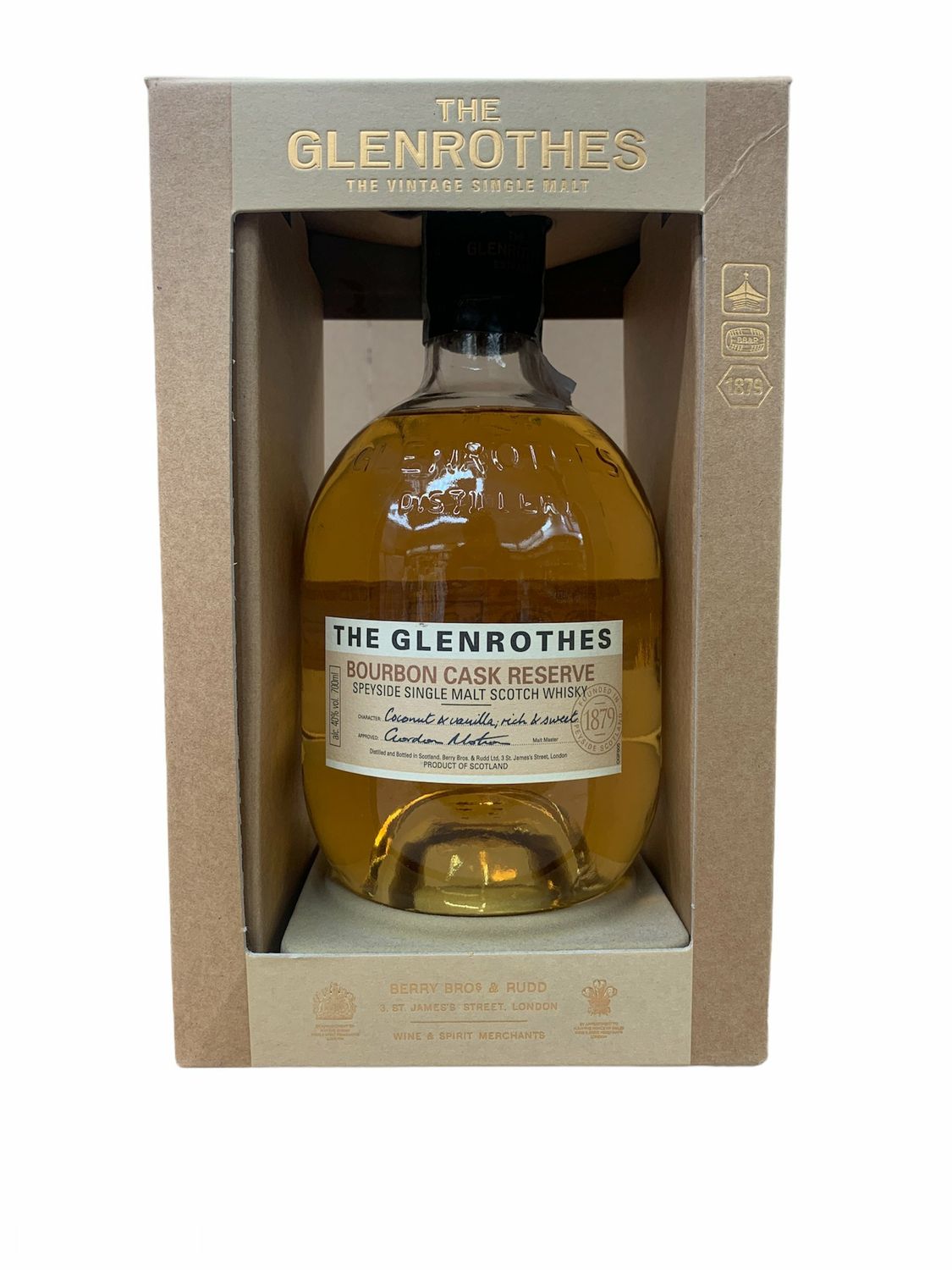 The Glenrothes Bourbon Cask Reserve Scotch Whisky 70cl 40% The Glenrothes Bourbon Cask Reserve Scotch Whisky 70cl 40%