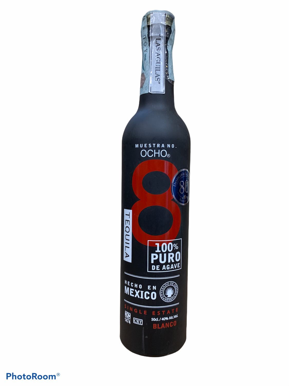 Ocho Tequila Blanco Single Estate 50cl 40% Ocho Tequila Blanco Single Estate 50cl 40%