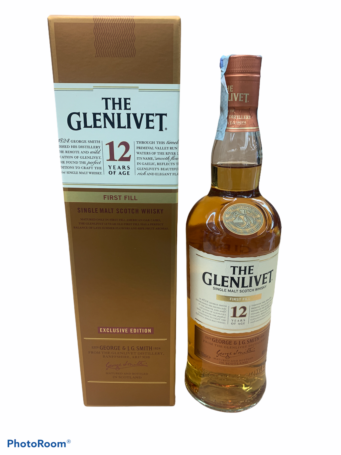 The Glenlivet 12yo The Glenlivet 12yo "First Fill" Scotch Whisky 70cl 40%