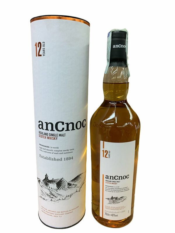 AnCnoc 12yo Scotch Whisky 70cl 40% AnCnoc 12yo Scotch Whisky 70cl 40%