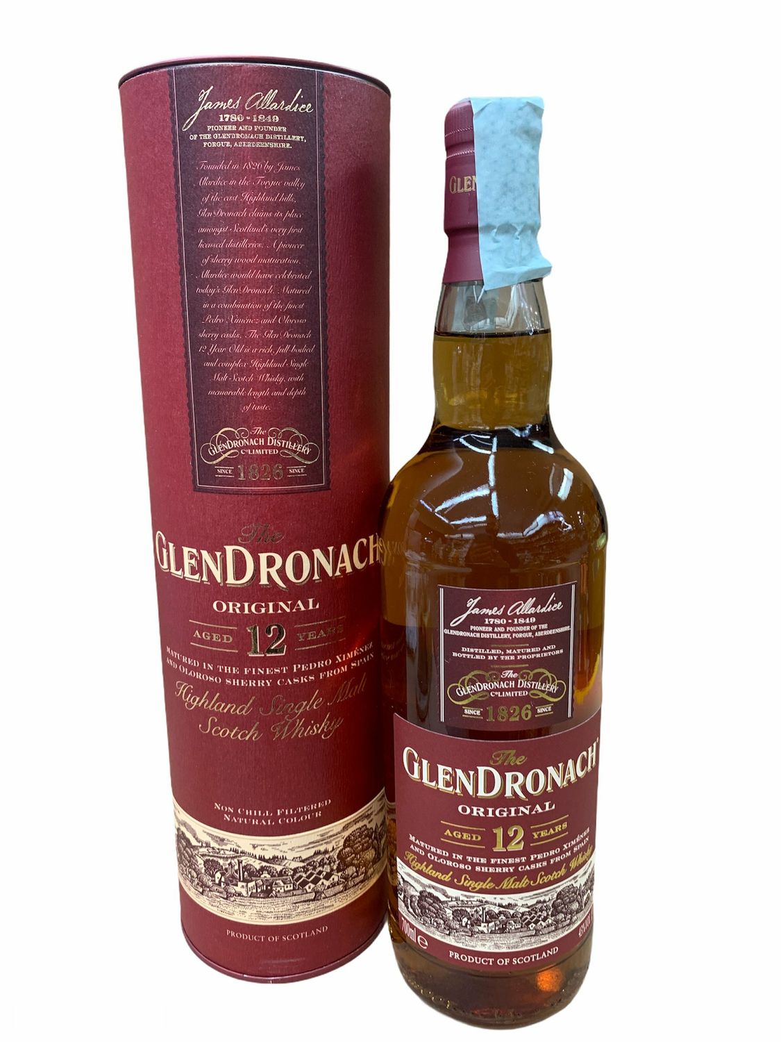 The Glendronach 12yo Scotch Whisky 70cl 43% The Glendronach 12yo Scotch Whisky 70cl 43%