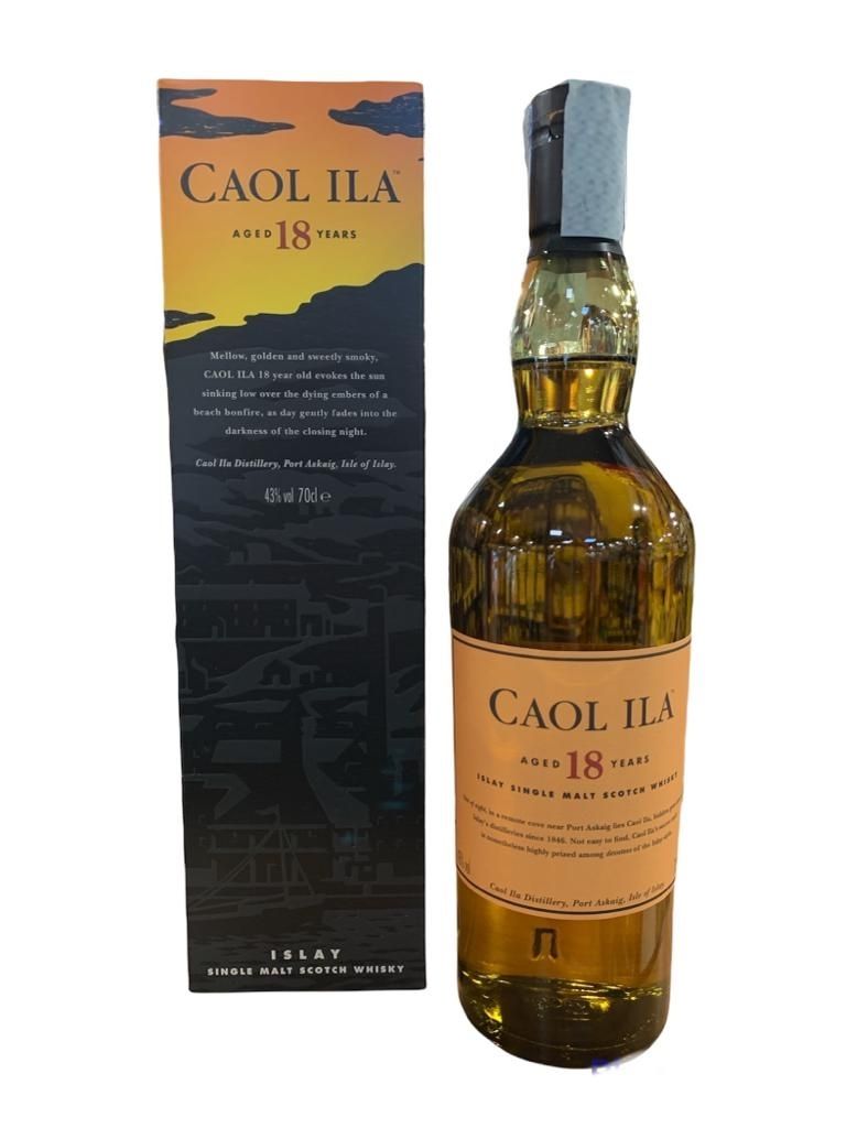 Caol Ila 18yo Scotch Whisky 70cl 43% Caol Ila 18yo Scotch Whisky 70cl 43%