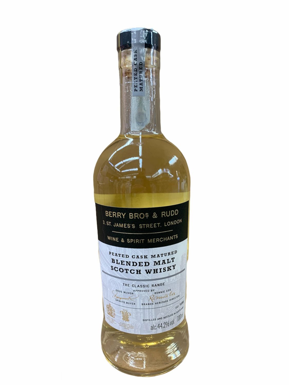 Berry Bros & Rudd Peated Cask Matured Scotch Whisky 70cl 44,2% Berry Bros & Rudd Peated Cask Matured Scotch Whisky 70cl 44,2%