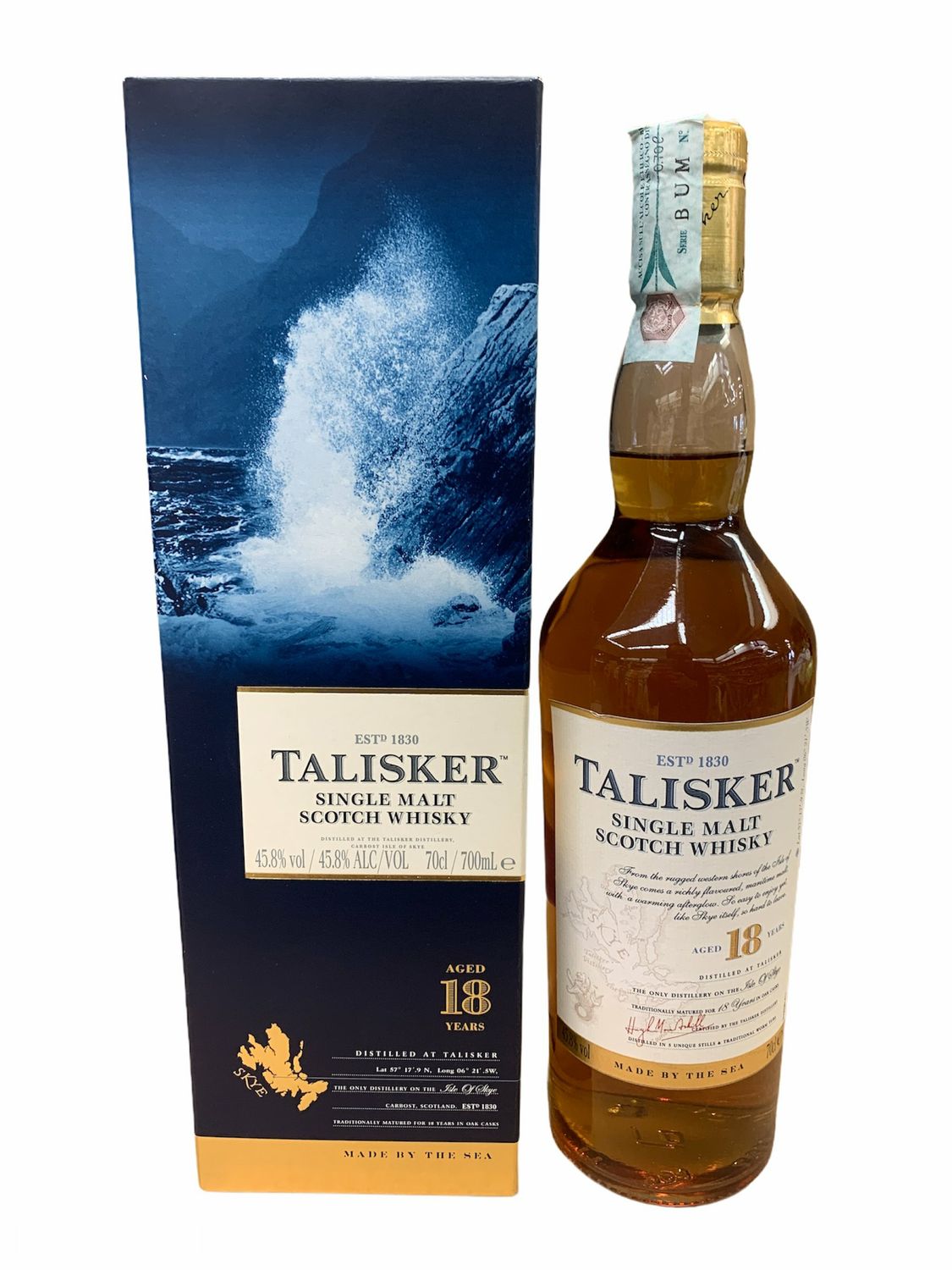 Talisker 18yo Scotch Whisky 70cl 45,8% Talisker 18yo Scotch Whisky 70cl 45,8%