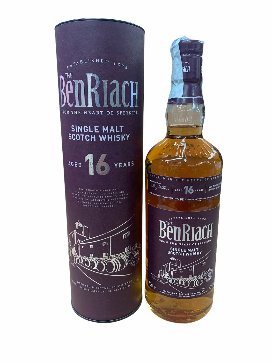 The Benriach 16yo Scotch Whisky 70cl 43% The Benriach 16yo Scotch Whisky 70cl 43%