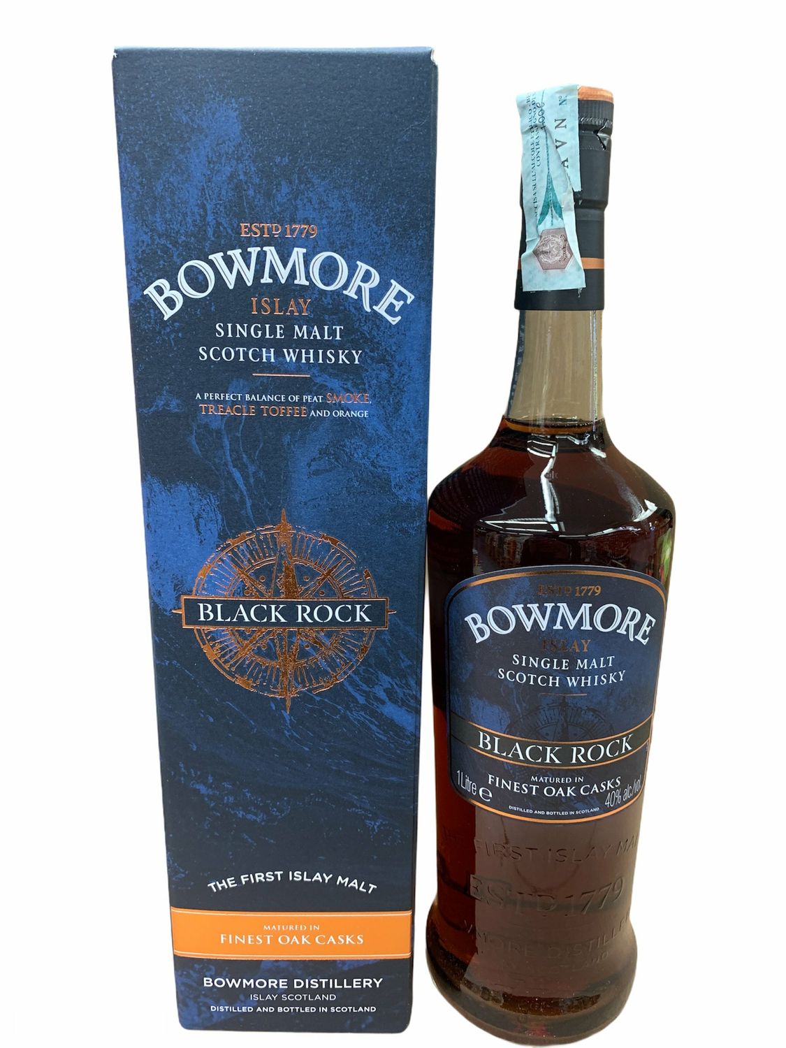 Bowmore Black Rock Scotch Whisky 100cl 40%