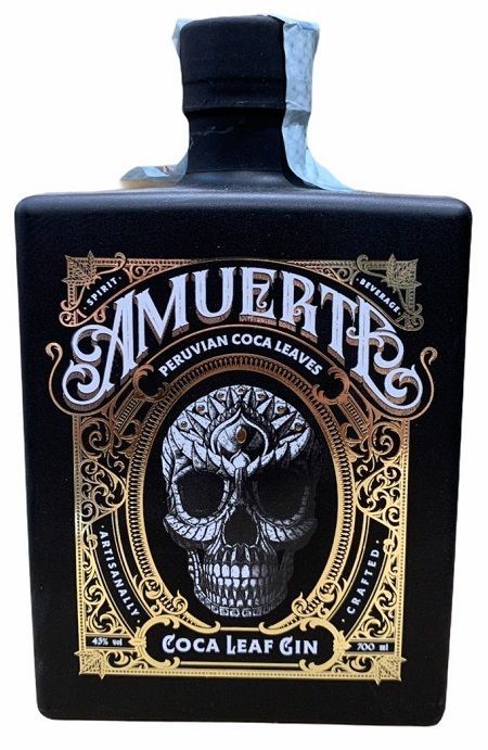 Amuerte Coca Leaf Gin Black Edition 70cl 43% Amuerte Coca Leaf Gin Black Edition 70cl 43%