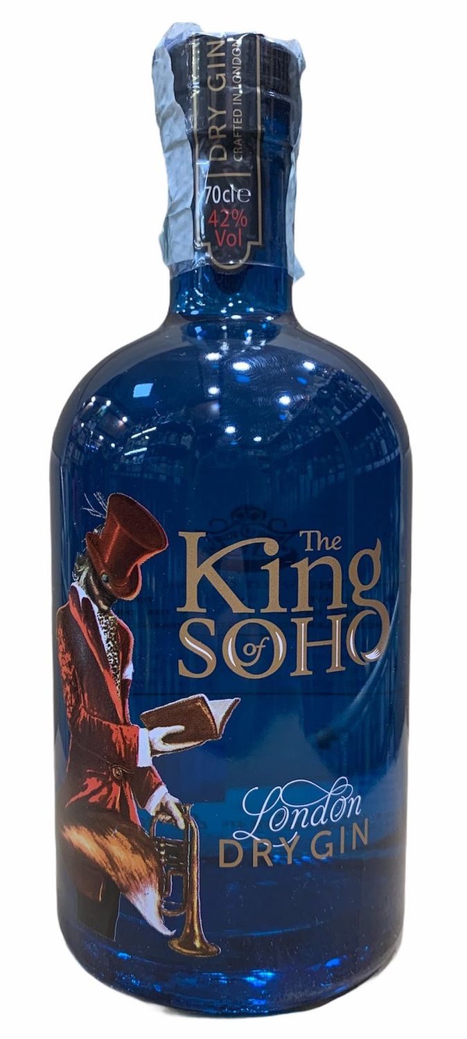 The King of Soho London Dry Gin 70cl 42% The King of Soho London Dry Gin 70cl 42%