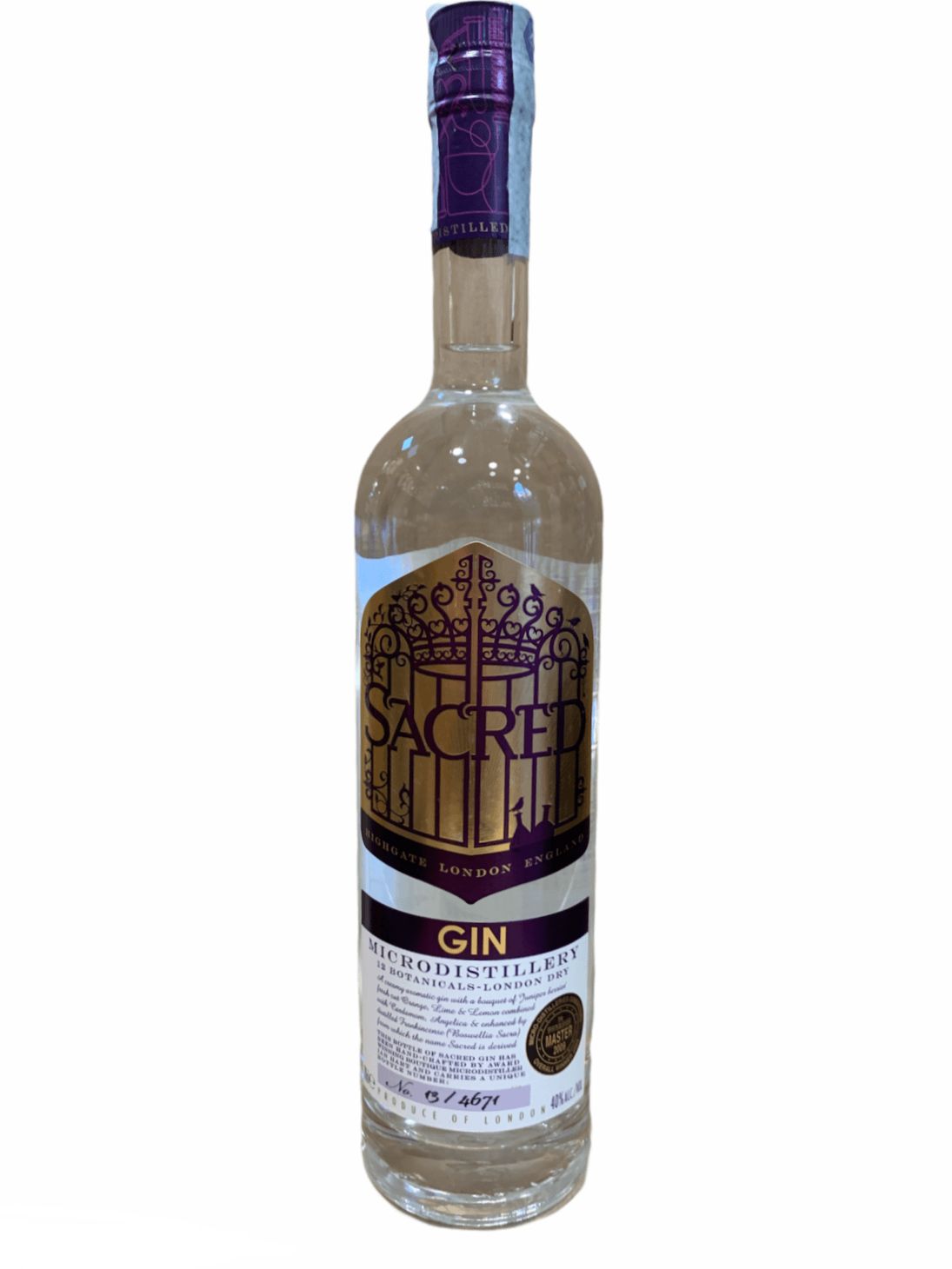 Sacred Gin 70cl 40% Sacred Gin 70cl 40%