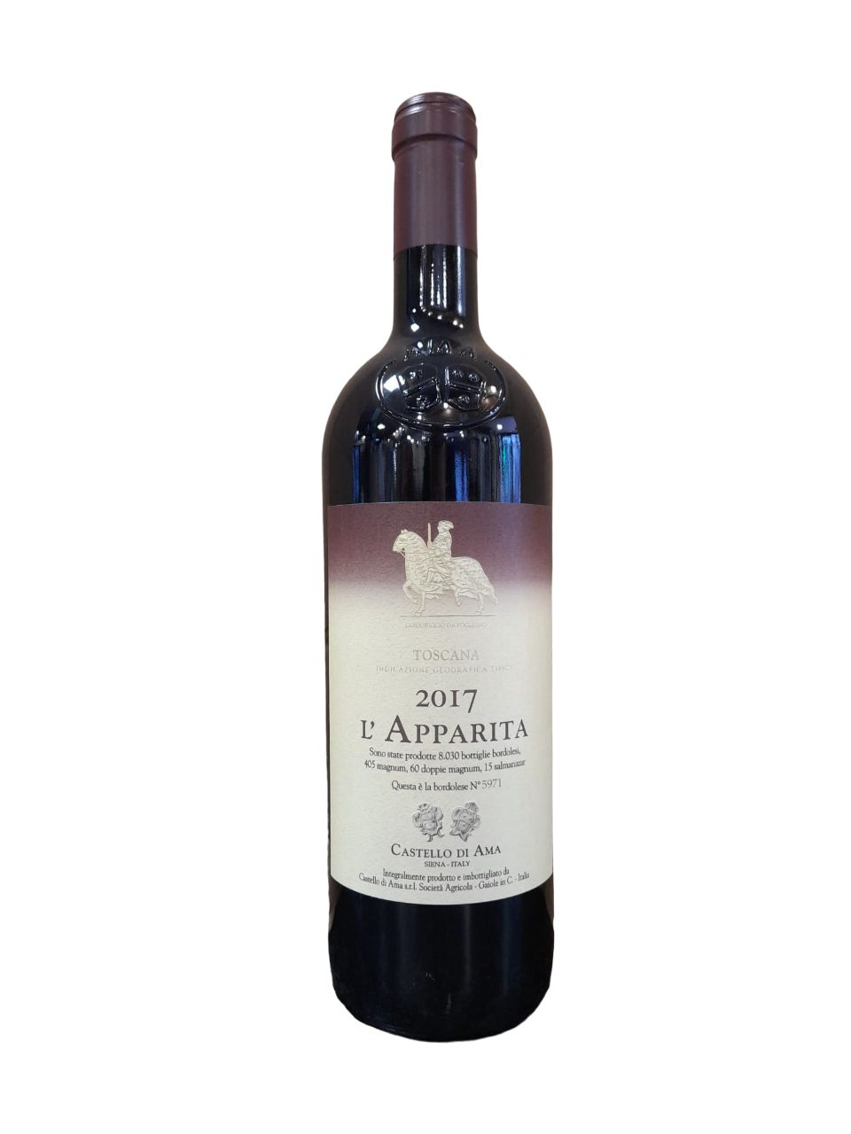 Castello di Ama L'Apparita 2017 75cl 13% Castello di Ama L'Apparita 2017 75cl 13%