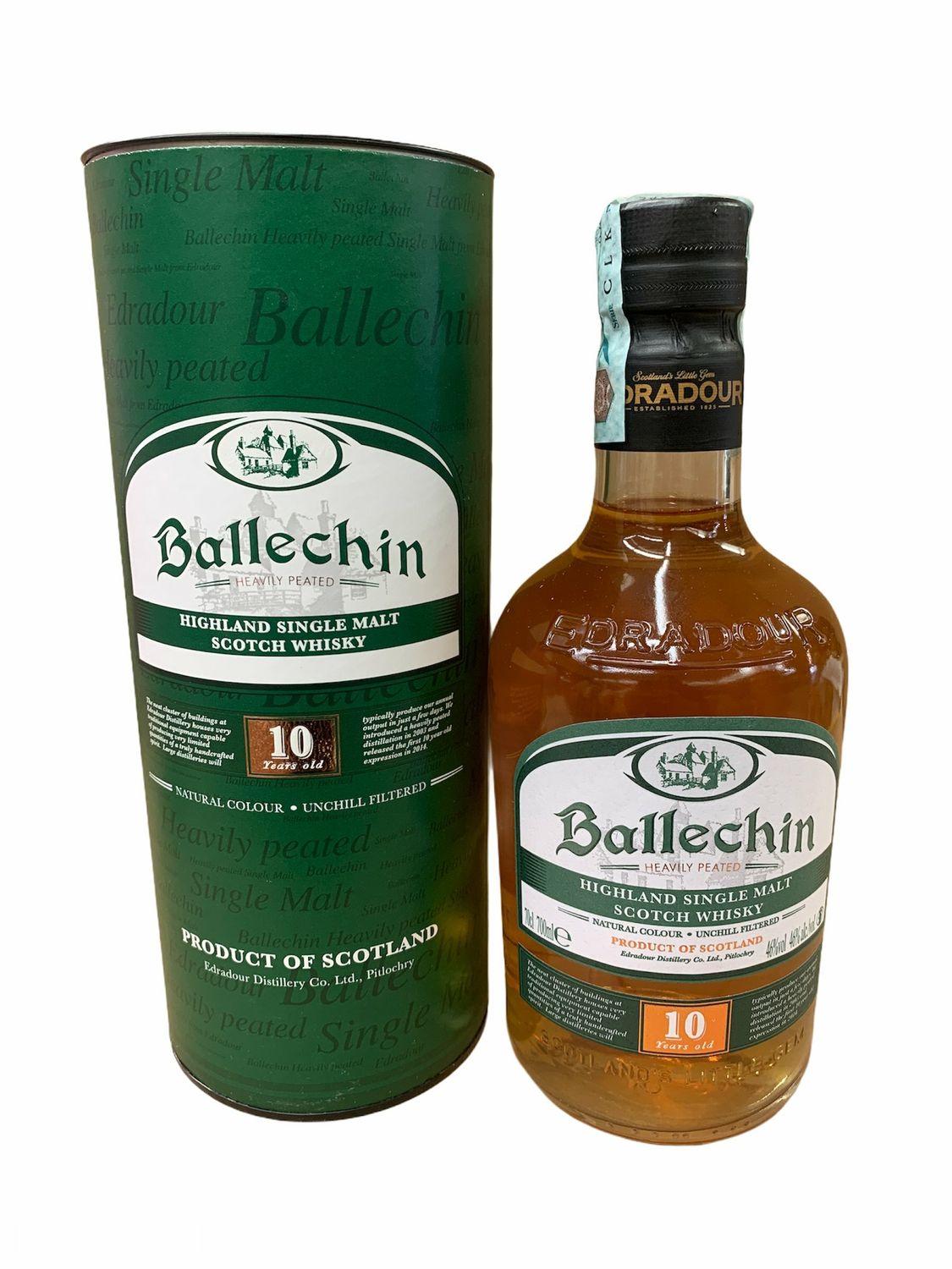Ballechin 10yo Heavily Peated Scotch Whisky 70cl 46% Ballechin 10yo Heavily Peated Scotch Whisky 70cl 46%