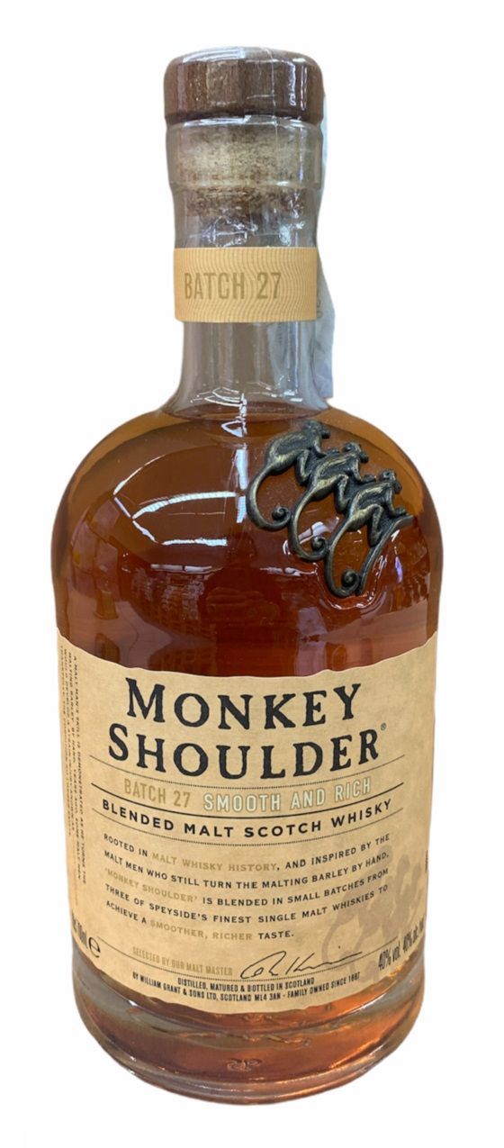 Monkey Shoulder Batch 27 Scotch Whisky 70cl 40% Monkey Shoulder Batch 27 Scotch Whisky 70cl 40%