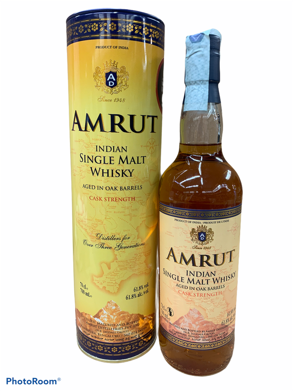 Amrut Cask Strength Indian Whisky 70cl 61,8 % Amrut Cask Strength Indian Whisky 70cl 61,8 %