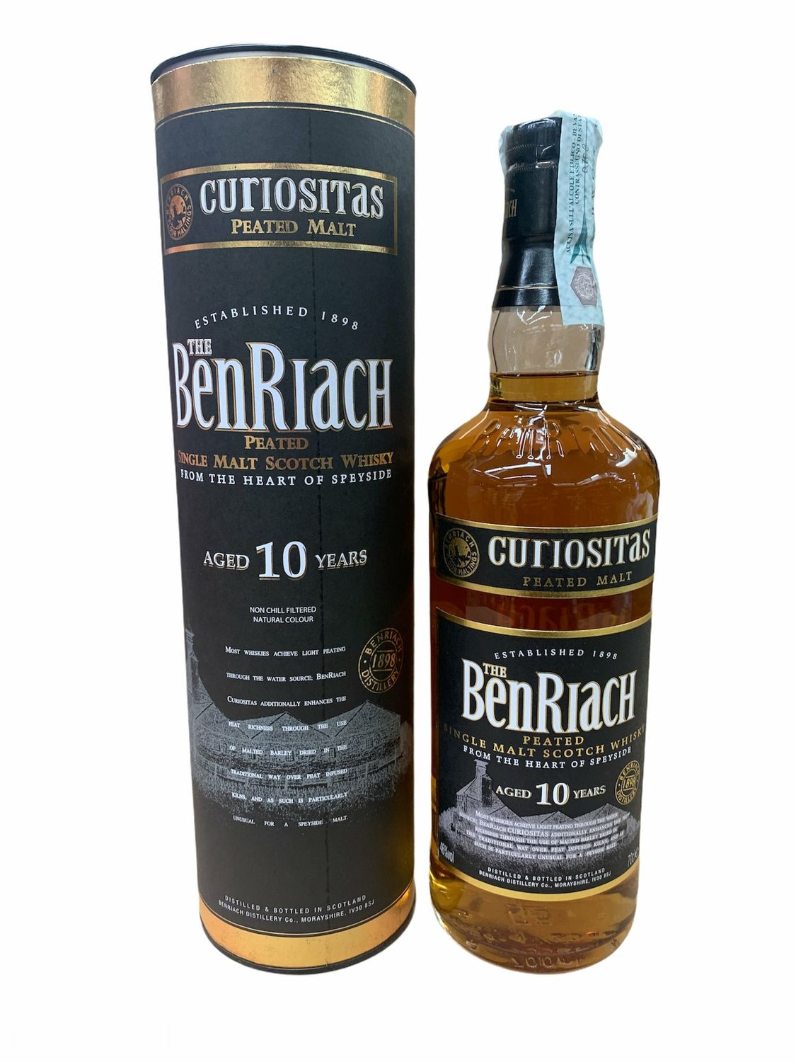 The Benriach 10yo Curiositas Scotch Whisky 70cl 46%
