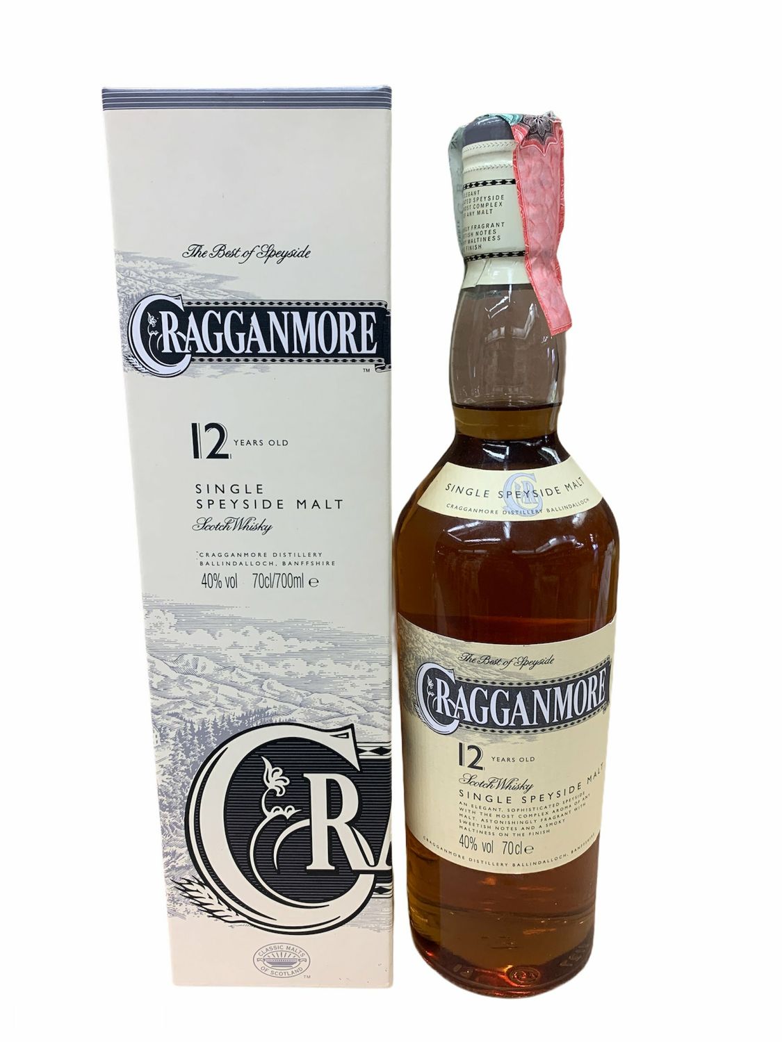 Cragganmore 12yo Scotch Whisky 70cl 40%