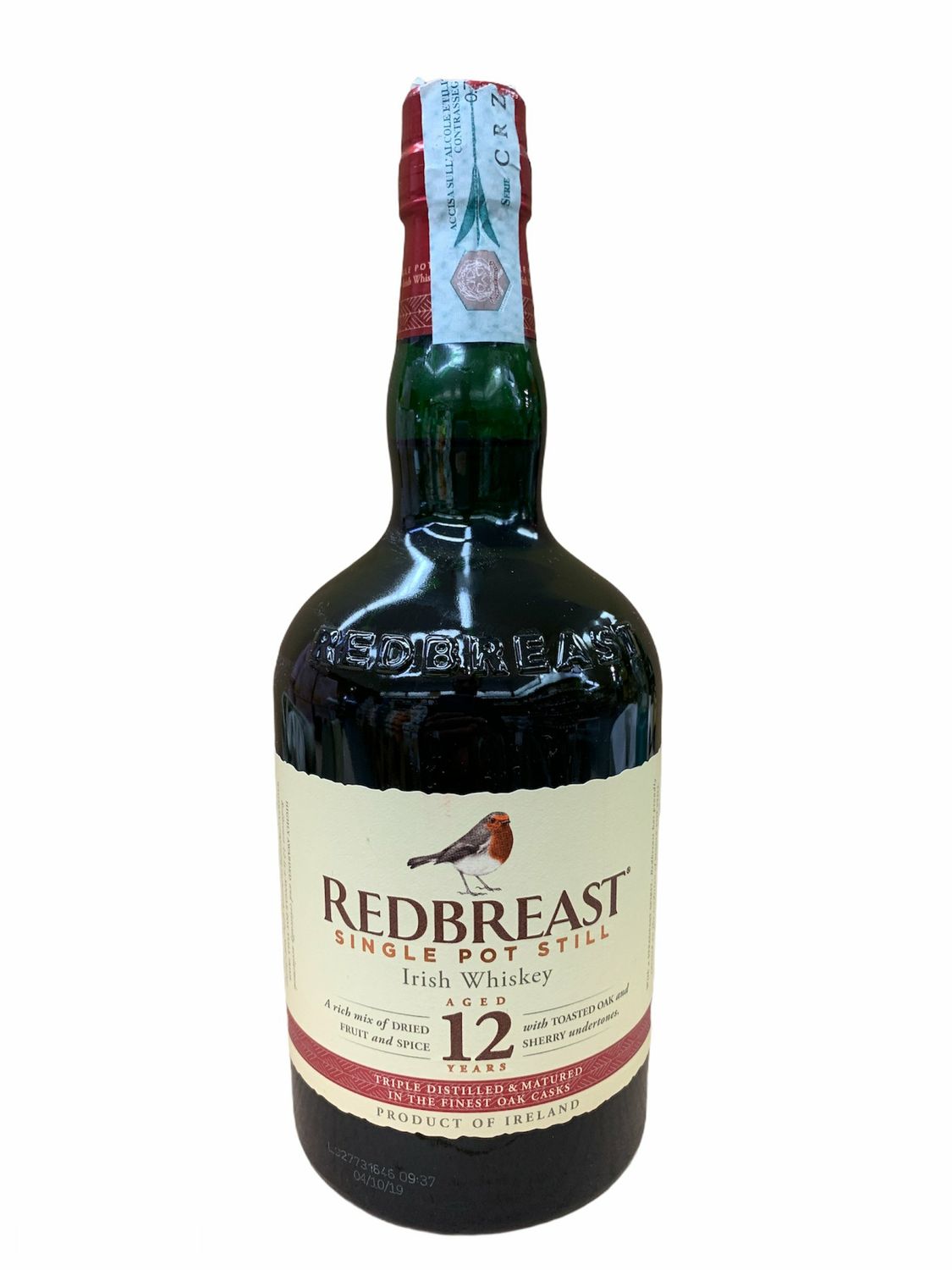 Redbreast 12yo Irish Whiskey 70cl 40%