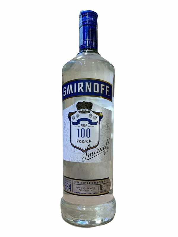 Smirnoff Vodka Blue 100cl 50% Smirnoff Vodka Blue 100cl 50%