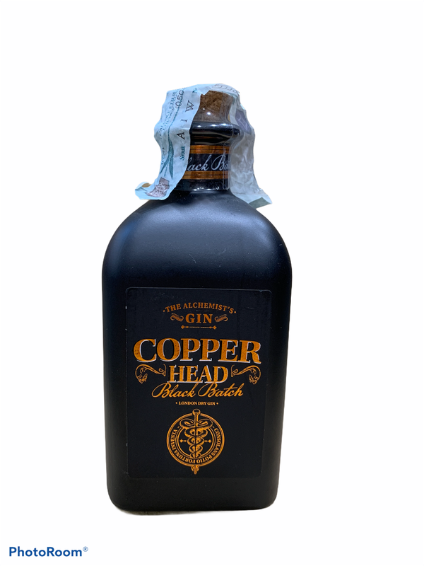 Copper Head Black batch London Dry Gin 50cl 42% Copper Head Black batch London Dry Gin 50cl 42%