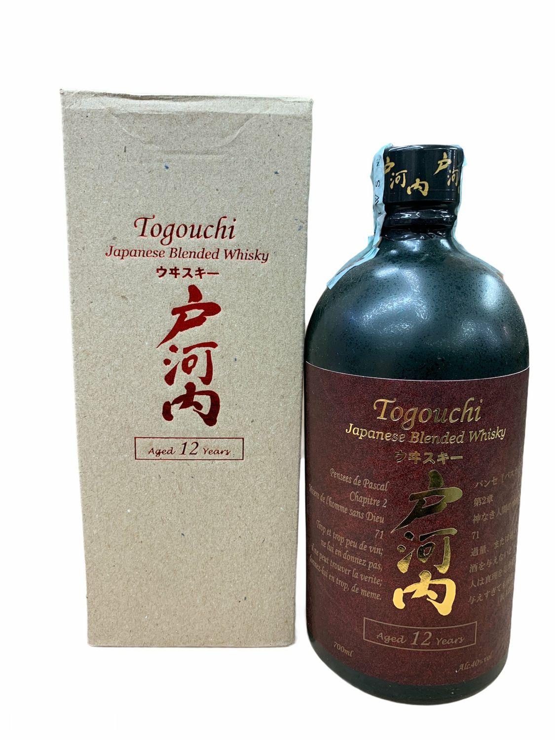 Togouchi 12 Anni Whisky Giapponese 70cl 40% Togouchi 12 Anni Whisky Giapponese 70cl 40%