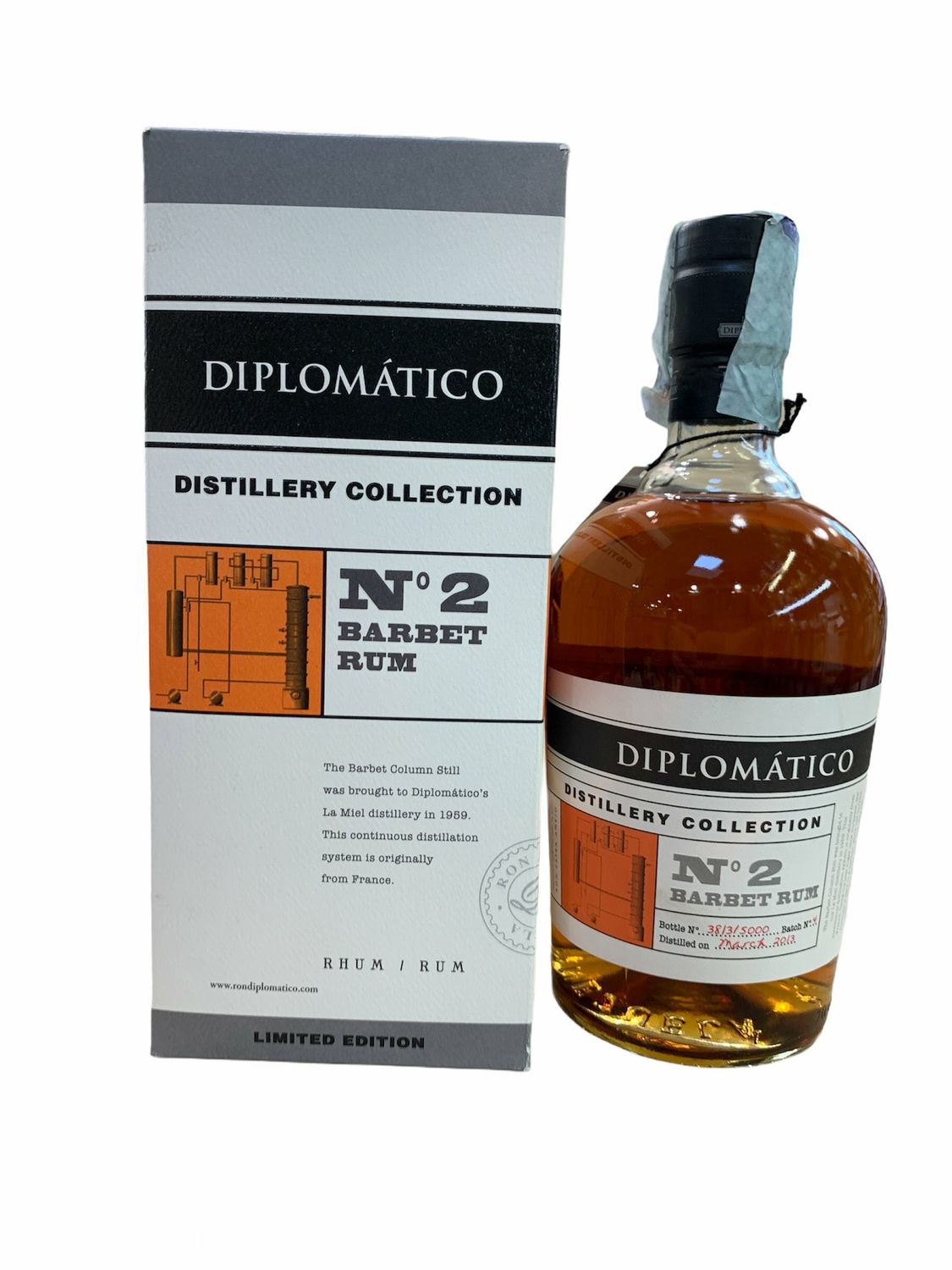 Diplomatico Rum Distillery Collection N°2 70cl 47% Diplomatico Rum Distillery Collection N°2 70cl 47%