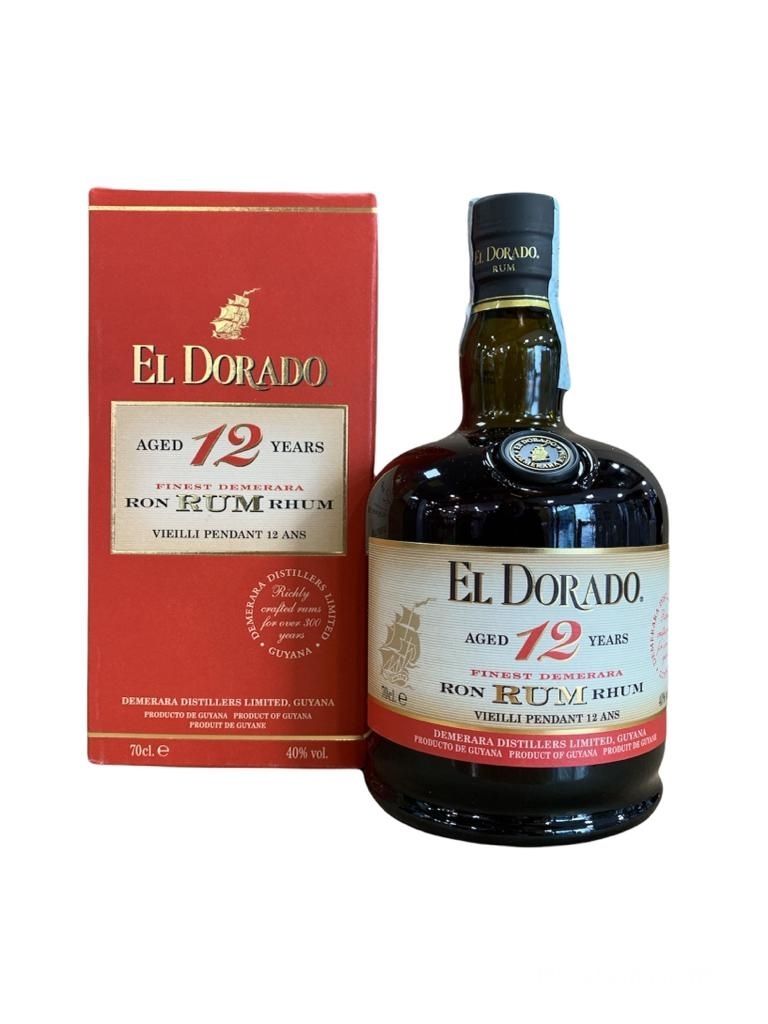 El Dorado Rum 12yo 70cl 40% El Dorado Rum 12yo 70cl 40% "Demerara Distillers Ltd"