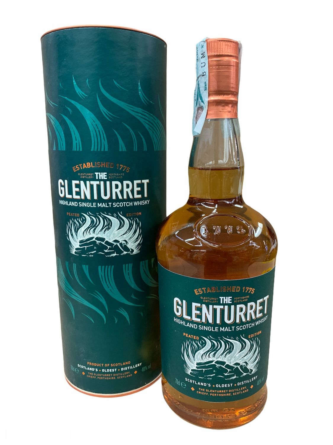 The Glenturret Peated Scotch Whisky 70cl 40% The Glenturret Peated Scotch Whisky 70cl 40%