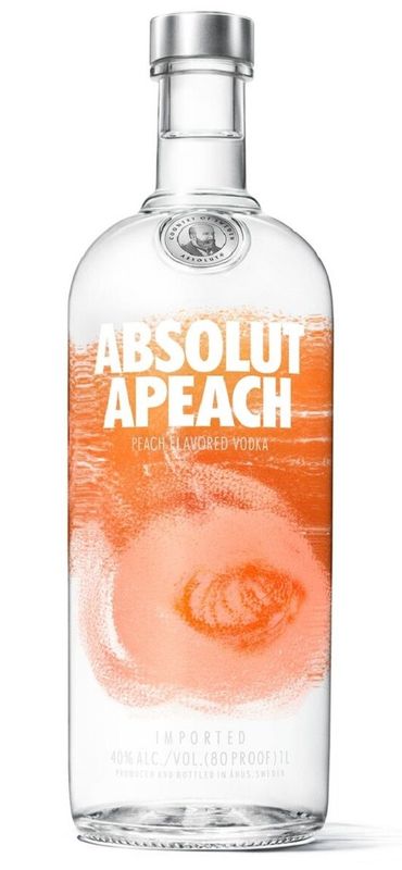 Absolut Vodka Apeach 100cl 40% Absolut Vodka Apeach 100cl 40%