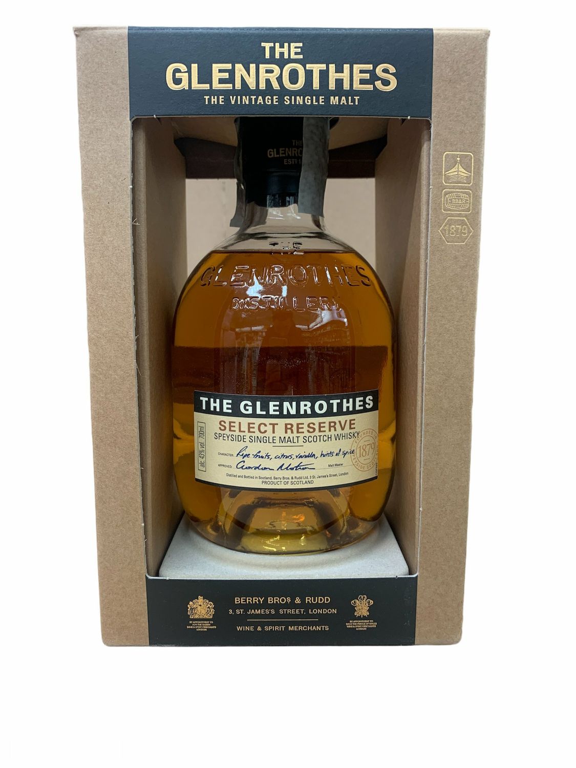 The Glenrothes Select Reserve Scotch Whisky 70cl 43%