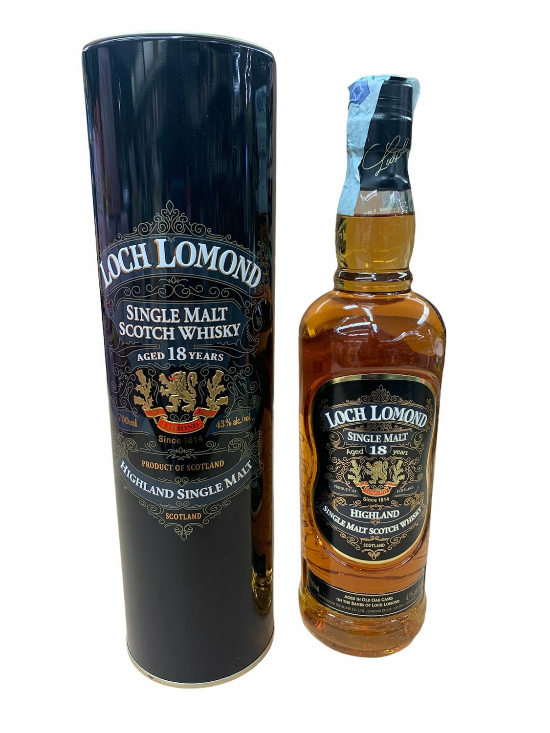 Loch Lomond 18yo Scotch Whisky 70cl 43% Loch Lomond 18yo Scotch Whisky 70cl 43%