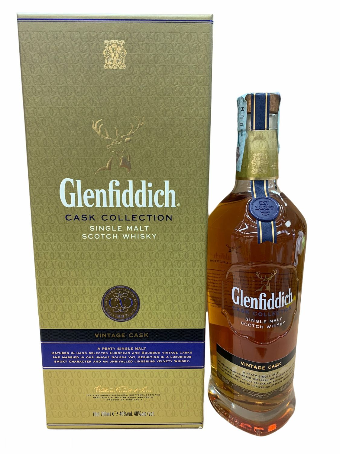 Glenfiddich Vintage Cask Collection Scotch Whisky 70cl 40% Glenfiddich Vintage Cask Collection Scotch Whisky 70cl 40%