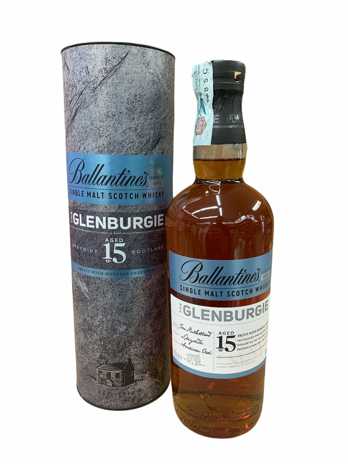 Ballantine's 15yo The Glenburgie N°001 Scotch Whisky 70cl 40% Ballantine's 15yo The Glenburgie N°001 Scotch Whisky 70cl 40%