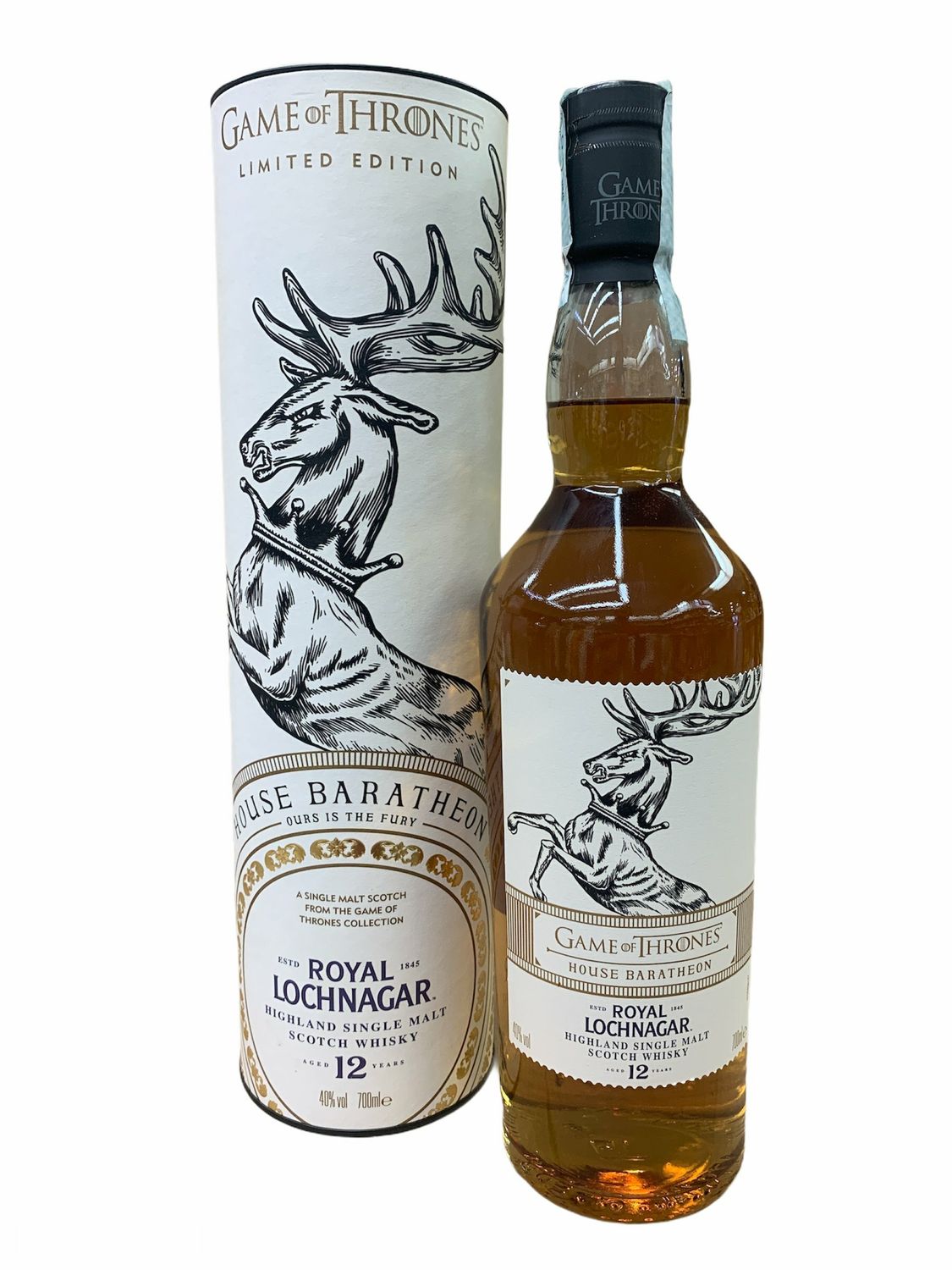 Royal Lochnagar 12yo Scotch Whisky -Game of Thrones- Royal Lochnagar 12yo Scotch Whisky -Game of Thrones- "House Baratheon" 70cl 40%