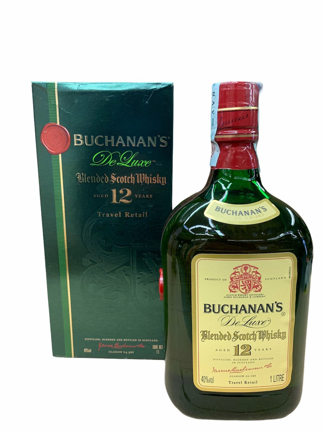 Buchanan's 12 Years De Luxe + GB 100cl 40% Buchanan's 12 Years De Luxe + GB 100cl 40%