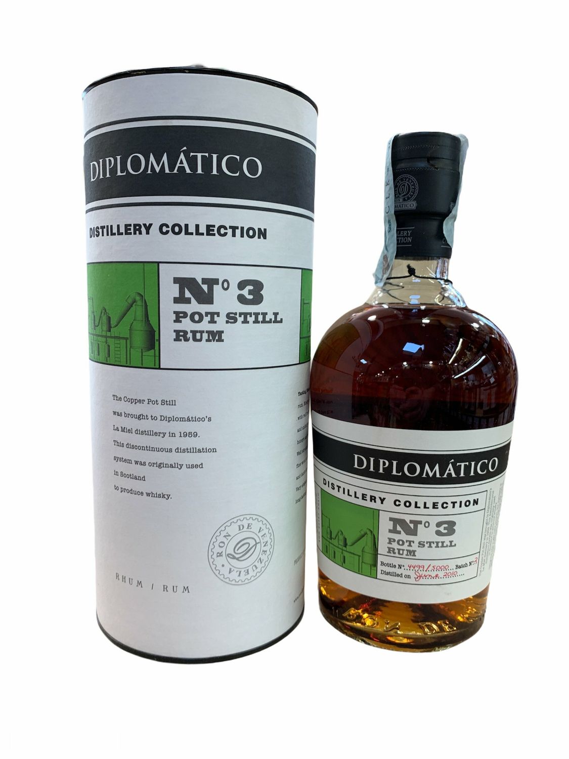 Diplomatico Rum Distillery Collection N°3 70cl 47% Diplomatico Rum Distillery Collection N°3 70cl 47%