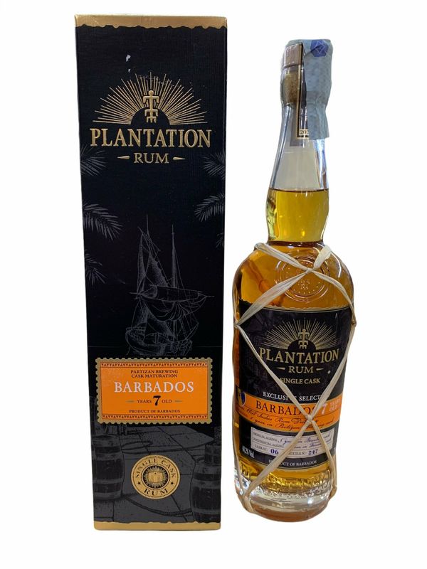 Plantation Rum 7yo Barbados Single Cask 70cl 48,2% Plantation Rum 7yo Barbados Single Cask 70cl 48,2%