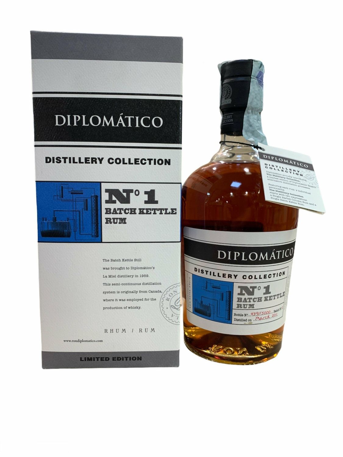 Diplomatico Rum Distillery Collection N°1 70cl 47% Diplomatico Rum Distillery Collection N°1 70cl 47%