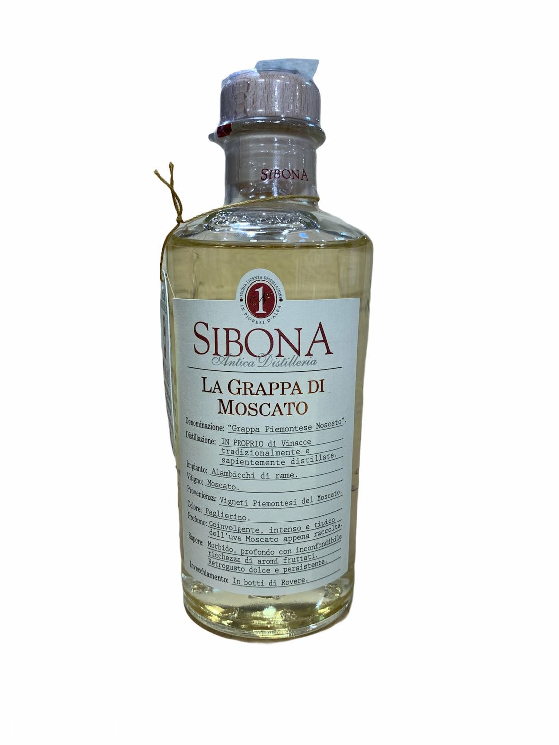 Sibona Grappa di Moscato 50cl 42%