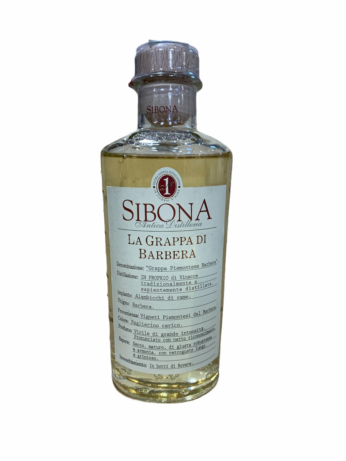 Sibona Grappa di Barbera 50cl 42% Sibona Grappa di Barbera 50cl 42%