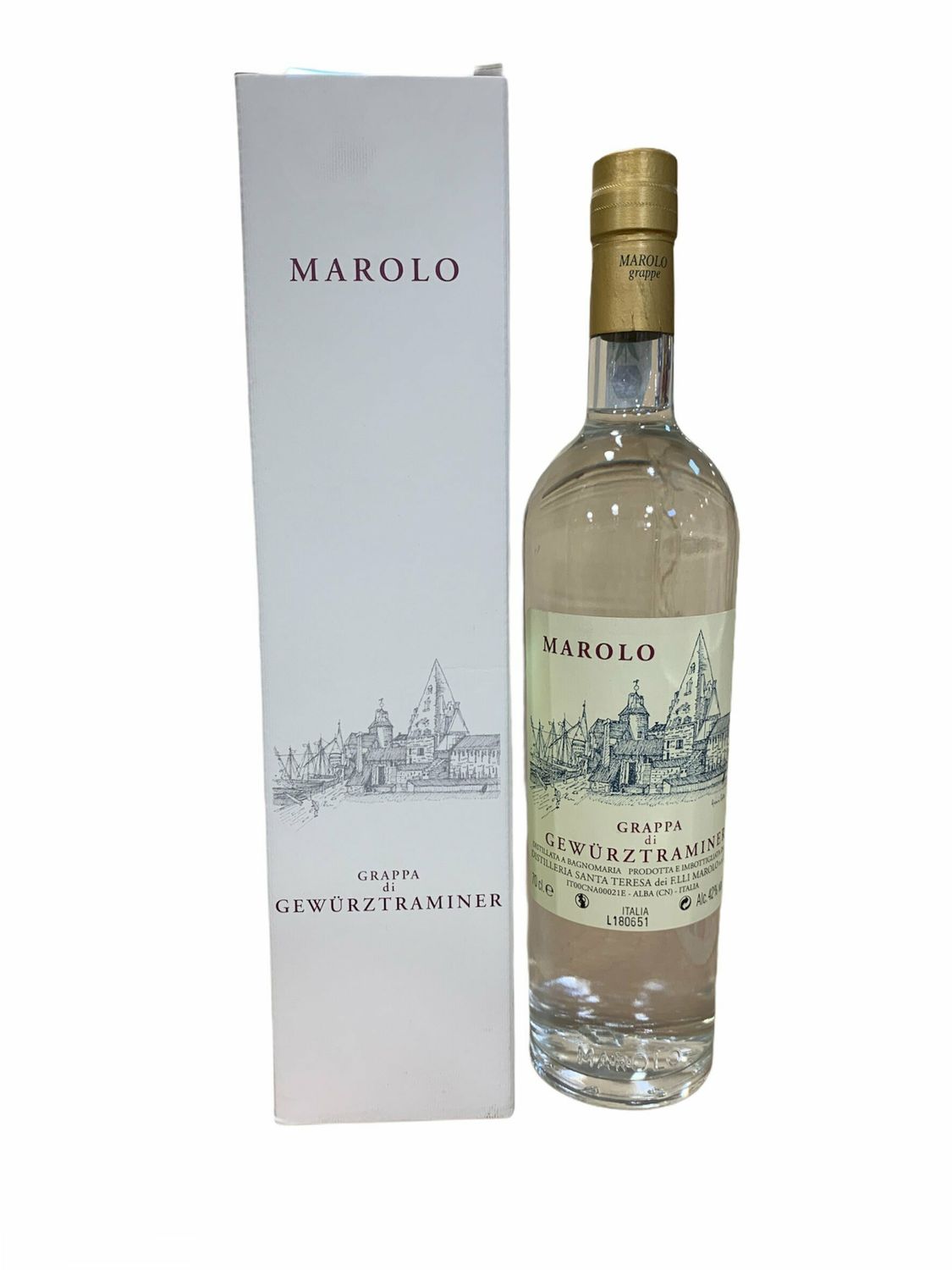 Marolo Grappa di Gewurztraminer 70cl 42% Marolo Grappa di Gewurztraminer 70cl 42%