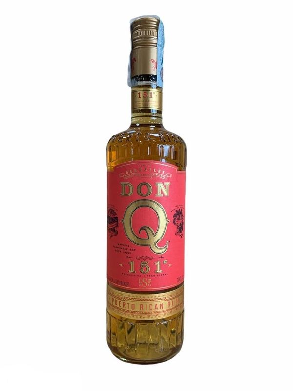 Don Q Puerto Rican Rum 151° 70cl 75,5% Don Q Puerto Rican Rum 151° 70cl 75,5%