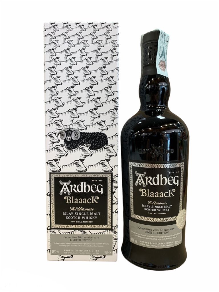 Ardbeg Blaaak Scotch Whisky Ardbeg Blaaak Scotch Whisky "Special 20th Anniversary Limited Edition" 70cl 43%