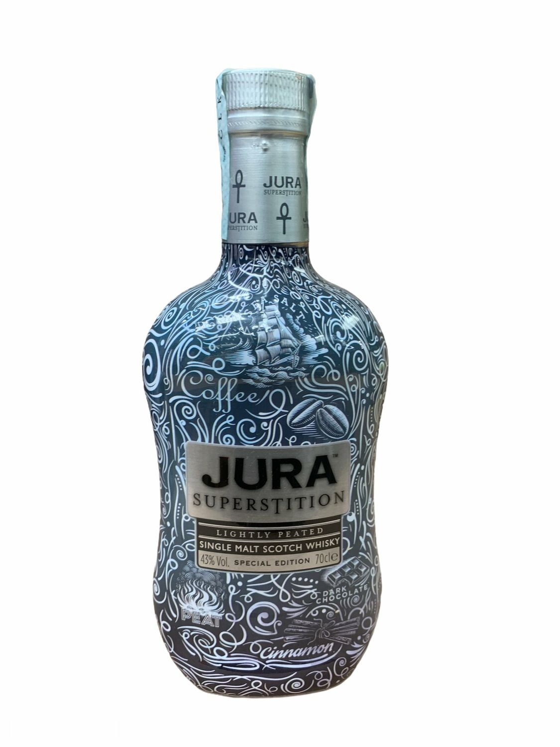 Isle of Jura Superstition Scotch Whisky 70cl 43% Isle of Jura Superstition Scotch Whisky 70cl 43% "Tatoo Edition"