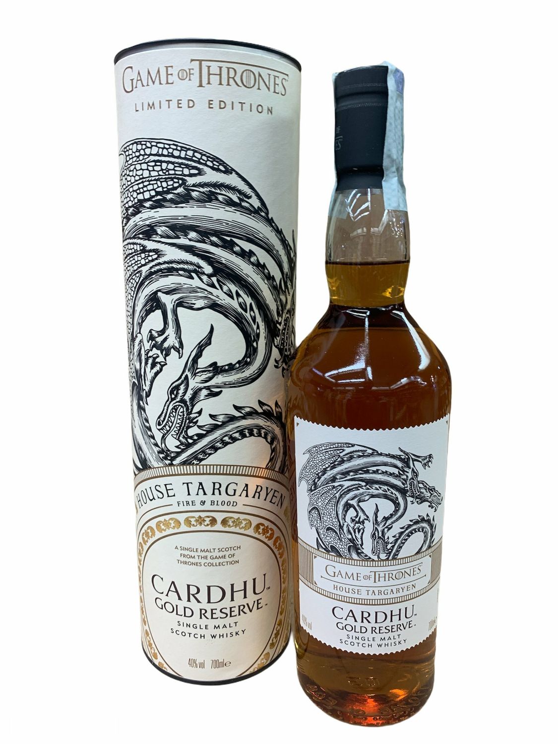 Cardhu Gold Reserve Scotch Whisky -Game Of Thrones- Cardhu Gold Reserve Scotch Whisky -Game Of Thrones- "House Targaryen" 70cl 40%