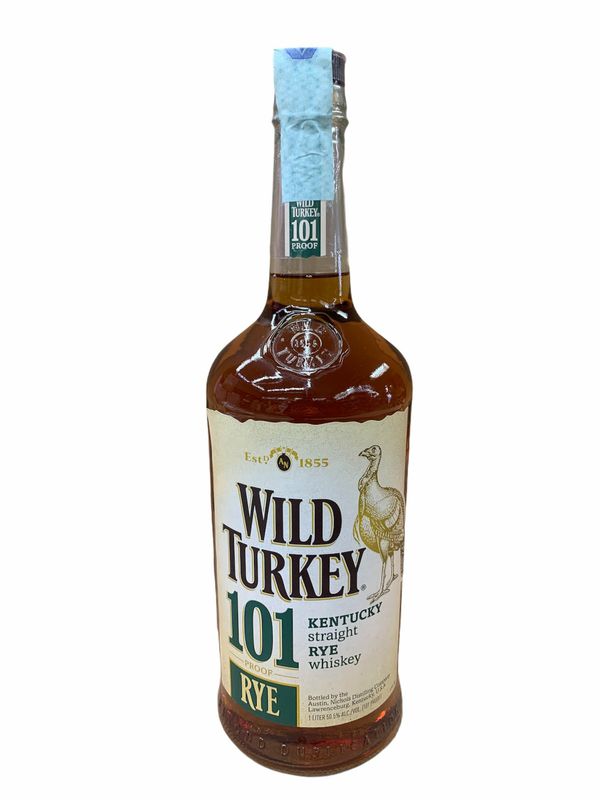 Wild Turkey Rye Kentucky Whiskey 100cl 50,5% (101 Proof) Wild Turkey Rye Kentucky Whiskey 100cl 50,5% (101 Proof)